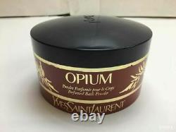 Yves Saint Laurent OPIUM Perfume Body Bath Powder Dusting 5.2oz 150g HUGE NeW