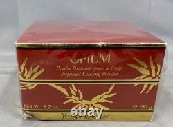 Yves Saint Laurent OPIUM Perfumed Dusting Powder 5.2oz 150g RARE SEALED BoX