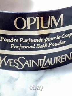 Yves Saint Laurent Opium Bath Dusting Powder Large Size with Puff & Bonus