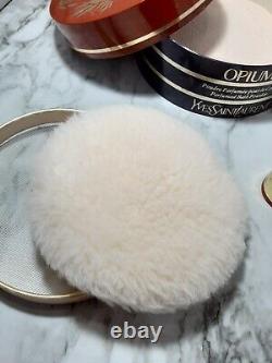 Yves Saint Laurent Opium Bath Dusting Powder Large Size with Puff & Bonus