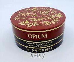 Yves Saint Laurent Opium Perfumed Bath Powder Dusting YSL 3 oz 85 grams Sealed