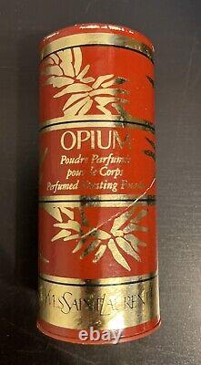 Yves Saint Laurent Opium Perfumed Dusting Powder 35g Vintage Rare Hard To Find