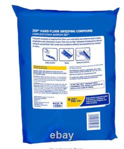 Zep 50 lb Floor Sweeping Compound Holds Dust on Cement and Wood Floors